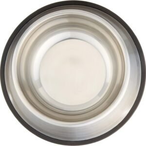 Stainless Steel Pet Bowl for Dogs & Cats (11 Inch) – Non-Slip, Rust-Resistant Food & Water Bowl